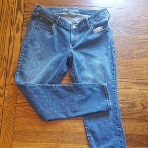 Old Navy Rockstar printed jean